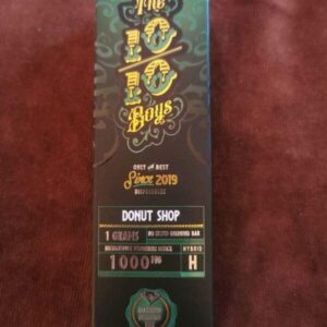 Donut Shop Strain Powered By 1010 Boys Disposable Vape