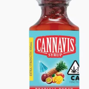 Cannavis Syrup Infused Tincture Tropical Punch 500mg Thc